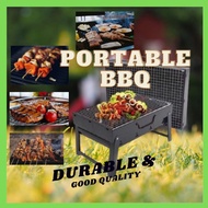 BBQ Set Lipat Mudah Alih Portable Folding BBQ Grill Outdoor Camping Picnic BBQ Foldable Grill set