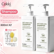[ANTI HAIRFALL] Cokki Anti Hair Loss Shampoo Syampu 900ml x 2 Reduce Hair Loss Oil Contral