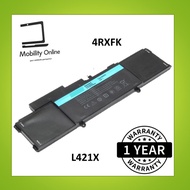 DELL 14 L421X L421X 4RXFK C1JKH FFK56 Laptop Battery