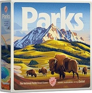 Keymaster Games Parks Base Camp | Beautiful Strategy Game for Families, Adults or Solo | Best Board 