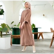 Gamis DASTER ZEA LONG DRESS 3/4 CRINGKLE AIRFLOW BUSUI / GAMIS ZEA JUMBO / GAMIS CRINGKLE AIRFLOW / 