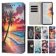 Aesthetic Butterfly Floral Leather Phone Case For Samsung Galaxy S26 Pro S25 Edge FE Ultra Plus A05 