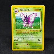 Vintage Pokemon TCG Venomoth 29/64 1999 Jungle Unlimited Trading Card Game Collectibles Pokemon Card