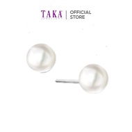 TAKA Jewellery Lustre Pearl Earrings 9K