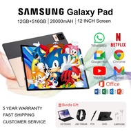 ✨2025 5G Tablet Samsung Galaxy Tab P80 12 Inch Tablet 16GB+512GB Learning Tablet for Online Classroo