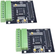2pcs AD7606 Multi-Channel 16-Bit 8-Channel Board