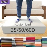 DGT Customized-60D/50D/35D High Density Sponge Foam Sofa Cushion, for Mattress/Bay Window/Beach/Couc