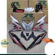 *[READY STOCK] Coverset Bodyset Yamaha MX King-150 (17) Y15 Y15ZR V1 V2 Silver Matt Titanium Black  (STICKER TANAM)