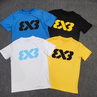 3X3 International Basketball Three-on-Three Masters Basketball Sports Training Men's Short Sleeve 10