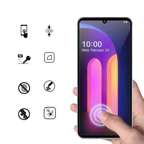 For LG V60 ThinQ 2.5D HD Vidrio Screen Protector Tempered Glass for LG V60ThinQ Clear UltraThin 9H S