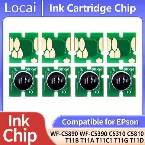 Latin America T11A1 T11B1 T11A2 T11A3 T11A4 Ink Cartridge Chip Compatible For Epson WF-C5890 WF-C539