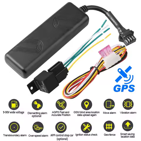 New Lk720 Mini Gps Tracker Anti-theft Vehicle Tracking Device Car Motorcycle Gsm Locator Install Car