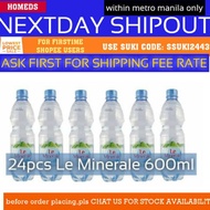 Le minerale water 600ml x24pcs metromanila only