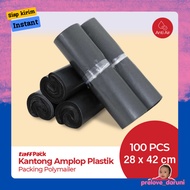 [PD] TaffPACK Plastic Envelope Bag Packing Polybag Recycle 100 PCS 28x42cm - Black