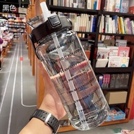 Botol Minum Bening Transparant 2 Liter Tumblr Minum Aesthetic Jumbo