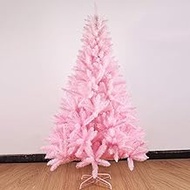 5 6 7 8ft Pink Artificial Xmas Tree Unlit, Premium PVC Full Hinged Christmas Tree Without Ornaments Flame Retardant For Girl Gift Fe(Christmas tree gifts) (150cm(5ft)) Fashionable