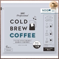 AGF Professional Cold Brew 1L, 6 Bags [Cold Brew Coffee] [Iced Coffee]