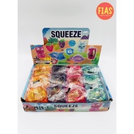 12 pcs Glitter Squeeze Cubes A1418-1 Paninda Lootbag Fillers