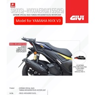 GIVI TOP BOX MONORACK SPECIAL RACK NVX V3 HEAVY DUTY SRX - NVX 155 (2025) ORIGINAL