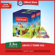 Lactum 3+ Chocolate 2.3kg (1.15kg x2) Powdered Milk Drink for Children Above 3 Years Old
