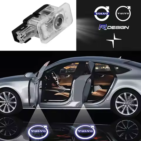 2PCS car door LED welcome light is suitable for Volvo V50 S40 S80 XC60 S90 XC90 S60 XC40 C40 S60 V90