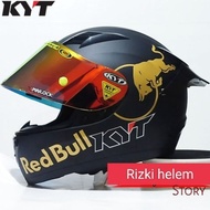 Helm Full Face Kyt R1 Putih Paket Ganteng