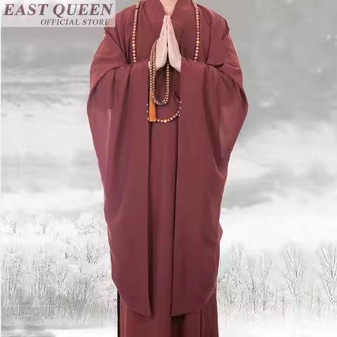Shao lin plus size zen buddhist monk robe buddihst monk clothing monk outfit traditional chinese clo