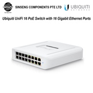 Ubiquiti UniFi Switch 16 Port Network Switch (8)GbE, PoE+ RJ45 Ports (8)GbE RJ45 Ports 45W [USW-Lite