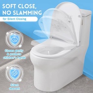 Waterproof Electric Bidet Toilet Seat Adjustable Temperature Heated Bidet Toilet Seat Night Light