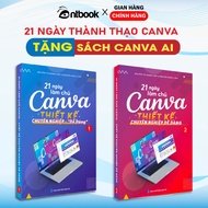 Canva Books - Set of 2 Books 21 Days to Master Canva Design, Free Video Instructions, Free Canva Ai 