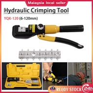 Manual Hydraulic Pliers YQK-120 Copper Aluminum Nose Clamp Cable Crimping Portable Tools