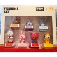 BTS BT21 McDonald's FIGURINE SET