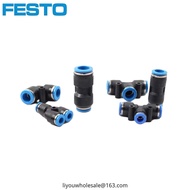 FESTO Connector T-Type Y-Type QST/QSY-M5-1/8-1/4-3/8-1/2-4-6-8-10-12-16