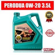 PERODUA FULLY 0W20 3.5L ENGINE OIL 0W-20 SYNTHETIC 0W 20 NEW GREEN BLUE