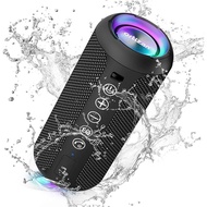 Ortizan Portable Bluetooth Speaker: IPX7 Waterproof, 24W Loud Sound, Deep Bass, Bluetooth 5.3, LED L