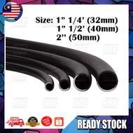 Flexible pvc conduit corrugated flexible pipe 32mm/ 40mm / 50mm (Wiring Flexible Hose) Black