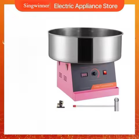 Electric Cotton Candy Machine Candy Floss Maker Commercial Cotton Candy Machine with Stainless Steel
