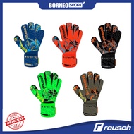 SDFXCB ถุงมือผู้รักษาประตู REUSCH สีพื้น แบบดั้งเดิม สําหรับเด็ก