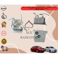 OIL COOLER NISSAN SYLPHT B17 / VERSA 1.6CC 12-17'' / NOTE 1.6CC 14-17''  CODE : (21606-3JX0C) PREMIU