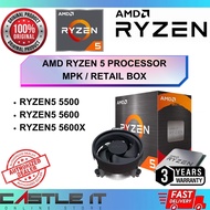 AMD Ryzen 5 5500 / 5600 / 5600X / 5600XT / 4500 / R5-5500 / R5-5600 / R5-5600X Processor Retail