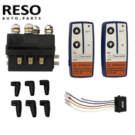 RESO   Universal 4x4 12V 500Amp HD Contactor Winch Control Solenoid Twin Wireless Remote Control Con