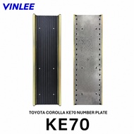 TOYOTA COROLLA KE70 NUMBER PLATE