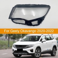 For Geely Okavango Haoyue 2020~2022 Headlight Cover Transparent Headlamp Shell Lens Replace Original