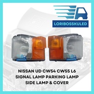 BOSSKU NISSAN UD CW54 CW55 L6 Signal Lamp & Cover Lens Light Side Corner Lori Truck Trailer Bus Akse
