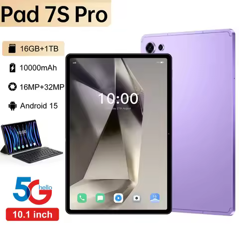 2025 Original Tab Pad 7s pro 10" Android 15 Tablets Global Snapdragon 8 Gen3 22GB+2TB Tablet PC 1000