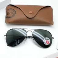 LIUQI Original Rayban RB 3025 Aviator Glasses Size 58 Metal Blend Frame