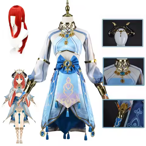 Nilou Cosplay Game Genshinimpact Costume Full Set Uniform Sumeru Nilou Cosplay Costume Wig Women Dan