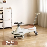 Baby Soul | Anti-rollover Two Seater Push Ride-on Car