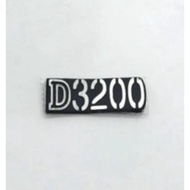 D3200 Emblem Logo for Nikon