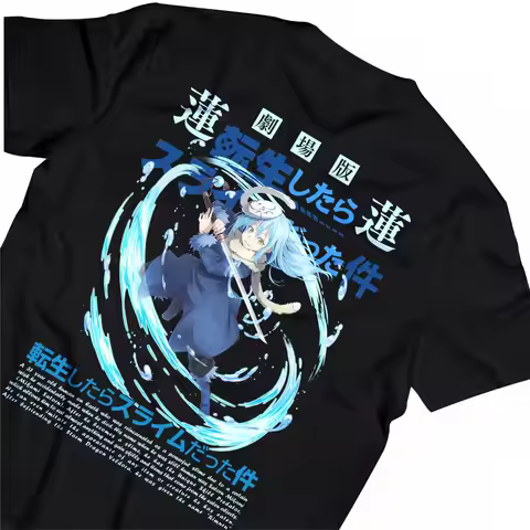 RIMURU TEMPEST Tensei Shitara Slime Datta Ken TSD002# BAJU ANIME JEPANG T-Shirt Anime Kaos Anime Cot
